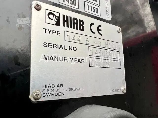 Príves na plošinu Renault Lander 430 6x2/Hiab 144 B-3 Mit Funk/Eu5/Komple...