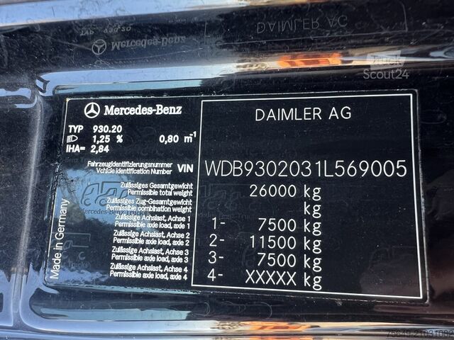 Camion à usage spécial Mercedes-Benz Actros 2541 L 6x2 Actros 2541 L 6x2, Fahrschulausstattung, MegaSpace, Retarder, Liftachse, Traum Zustand