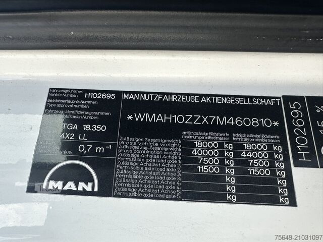 Speciale doeleinden vrachtwagen MAN TGA 18.350 4x2 LL TGA 18.350 4x2 LL, Fahrschulausstattung