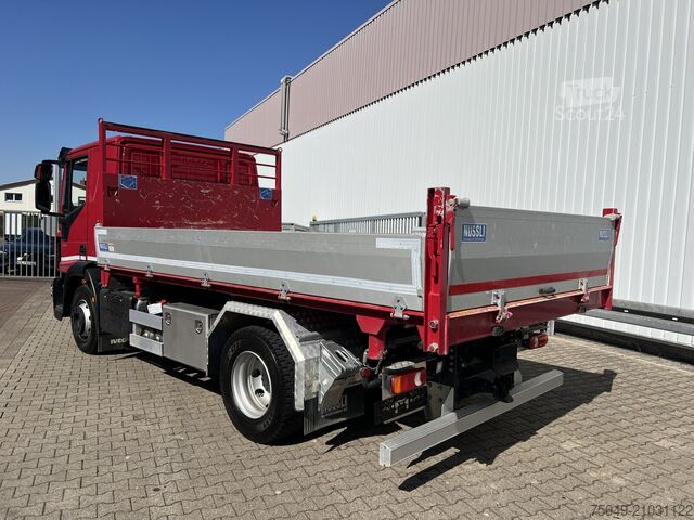 Camion-benne tricar Iveco EuroCargo ML140E28K 4x2 EuroCargo ML140E28K 4x2, Nüssli 3-S-Kipper, 2 x AHK