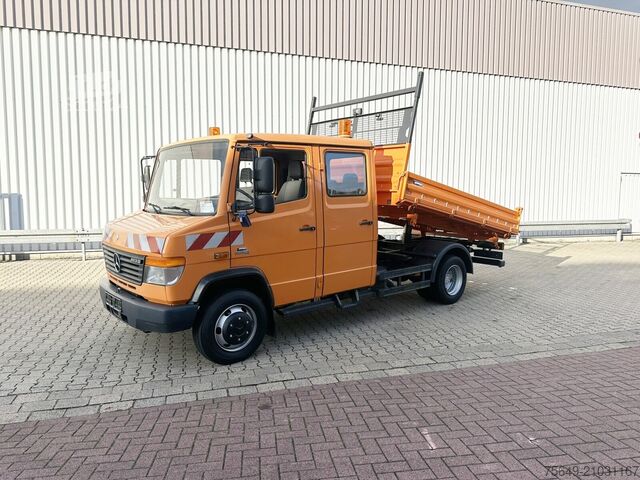 Driezijdige kipper bestelwagen Mercedes-Benz Vario 813 D 4x2 Doka Vario 813 D 4x2 Doka, Meiller Kipper