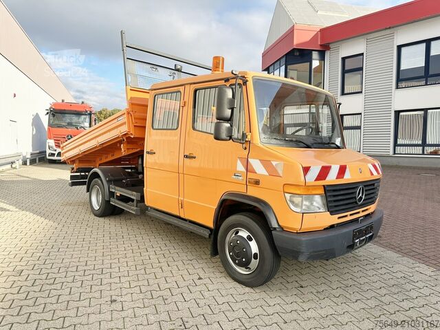 Driezijdige kipper bestelwagen Mercedes-Benz Vario 813 D 4x2 Doka Vario 813 D 4x2 Doka, Meiller Kipper
