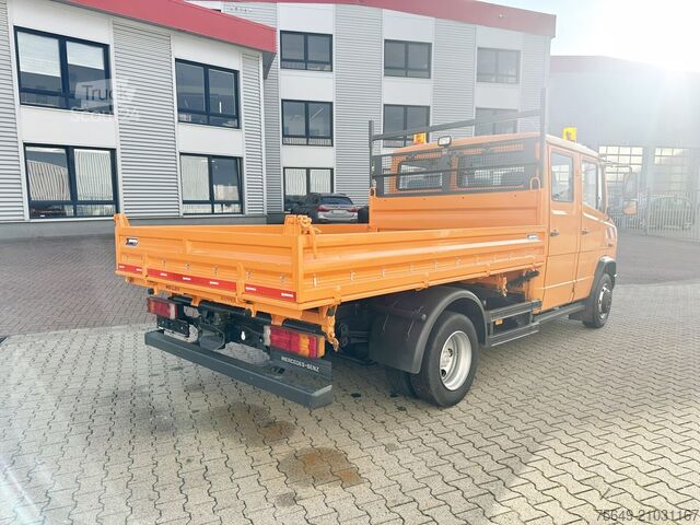 Driezijdige kipper bestelwagen Mercedes-Benz Vario 813 D 4x2 Doka Vario 813 D 4x2 Doka, Meiller Kipper