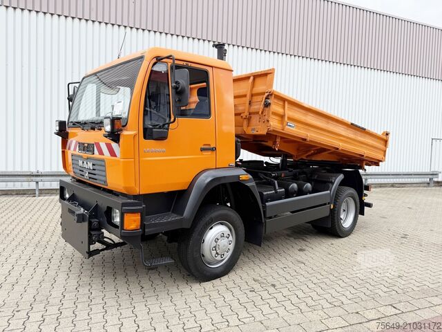 Camion-benne tricar MAN 14.225 LAK 4x4 BB 14.225 LAK 4x4 BB, Winterdienstausstattung
