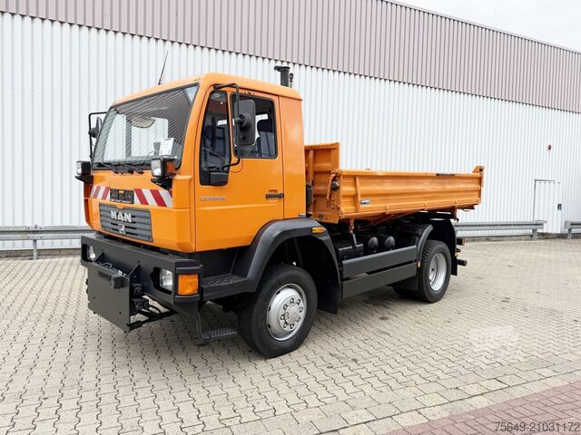 Driezijdige kipper MAN 14.225 LAK 4x4 BB 14.225 LAK 4x4 BB, Winterdienstausstattung