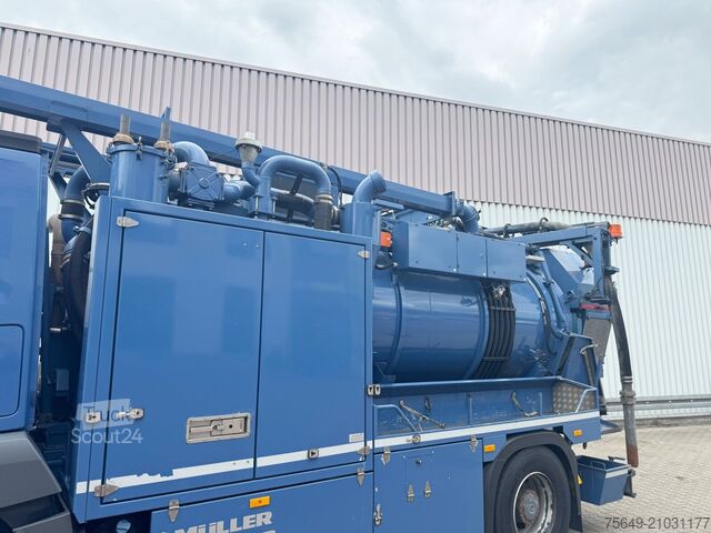 Spezial-LKW Mercedes-Benz Arocs 1843 L 4x2 Arocs 1843 L 4x2, Müller Canalmaster ca. 8m³, Standheizung, Funk