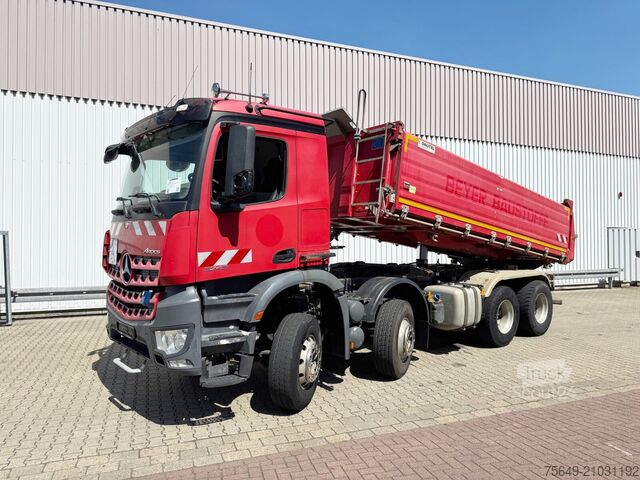 Camion-benne tricar Mercedes-Benz Arocs 3243 K 8x4/4 Arocs 3243 K 8x4/4, Alu-Bordwände