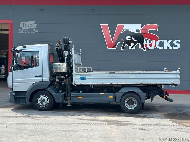 Camion basculante trilateral MERCEDES-BENZ Atego 923 4x2BB MEILLER DSK & ATLAS 66.3E LK