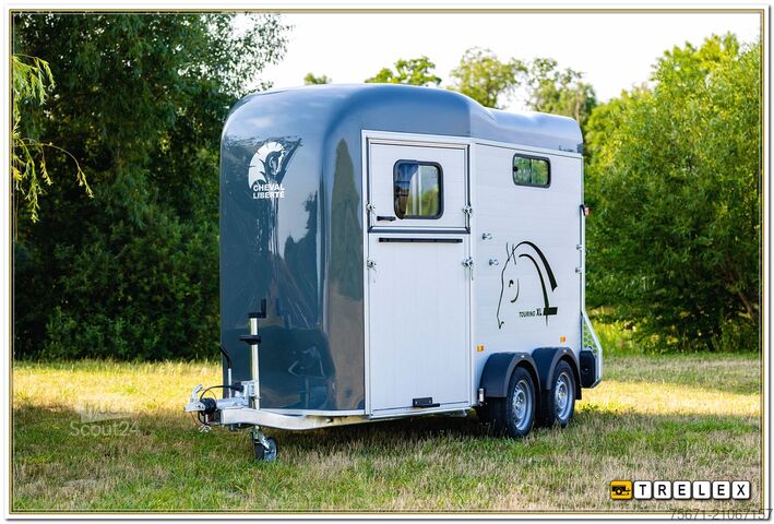 Arklių pervežimo priekaba Cheval Liberté Touring XL Frontausstieg / Sattelkammer