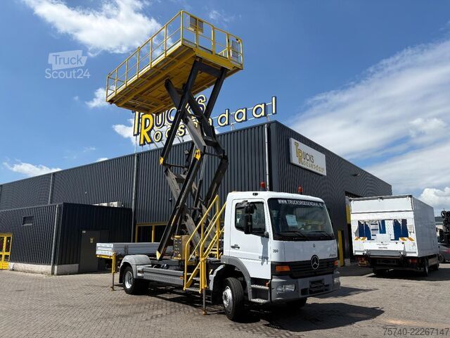 Zdvíhacia plošina Mercedes-Benz Atego 1318 + 10 METER HEIGHT + tunnel/mine edit...
