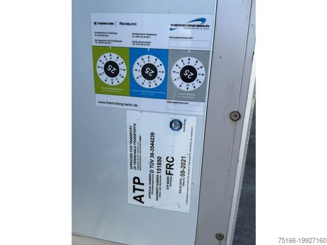 Ψυγείο φορτηγό MERCEDES-BENZ ATEGO 1524 L Kühlkoffer 7,3 m LBW 1,5 T*THERMO