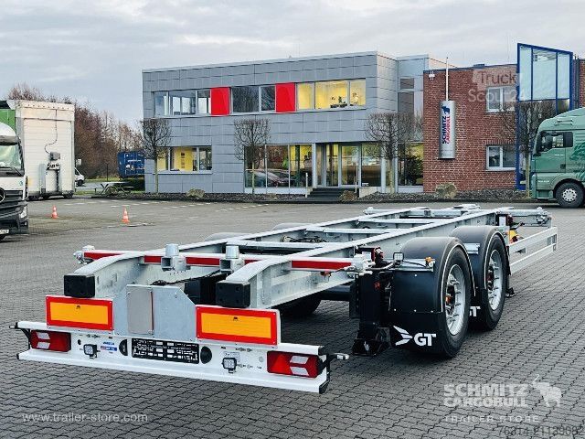 Swap chassis trailer GT Trailers Zentralachsanhänger Wechselfahrgestell Standard