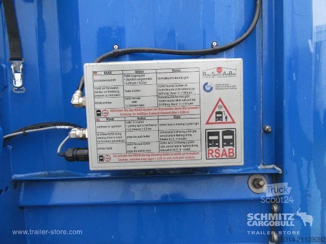 Open semitrailer with tarp Krone Curtainsider Coil