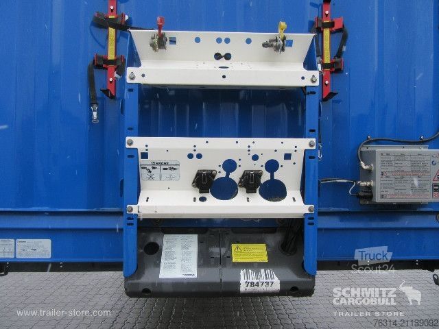 Open semitrailer with tarp Krone Curtainsider Coil