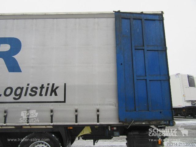 Open semitrailer with tarp Krone Curtainsider Coil