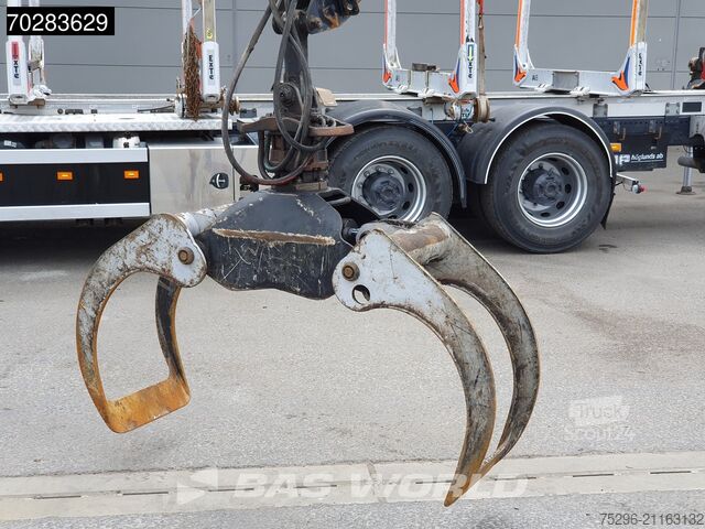 Transportador de madera Scania S650 S 6X4 Tajfun LIV100K Kran Holztransport Re...