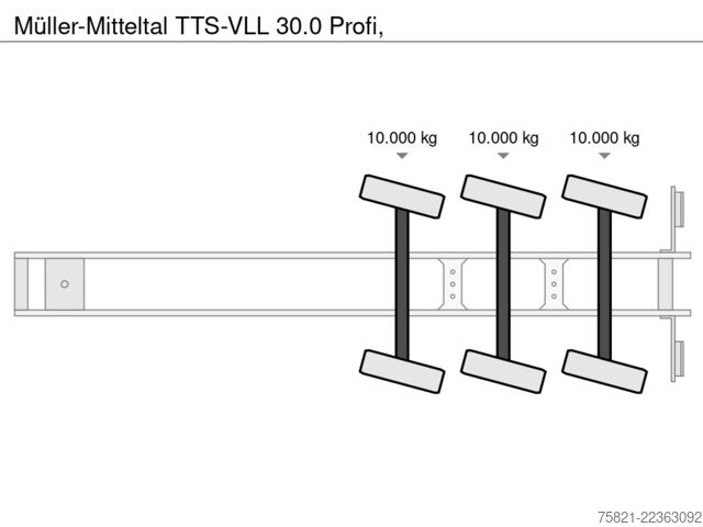 Alacsony rakodó Müller-Mitteltal TTS-VLL 30.0 Profi,