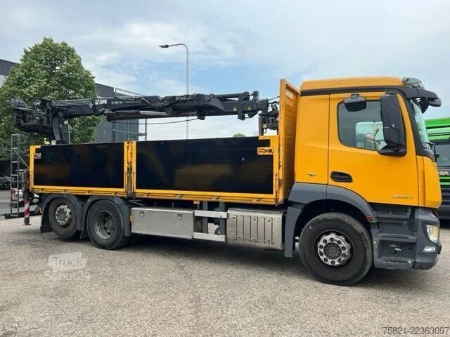 Krano sunkvežimis Mercedes-Benz Antos 2540 (SN828) + Hiab 166K Pro (2 x in stock)