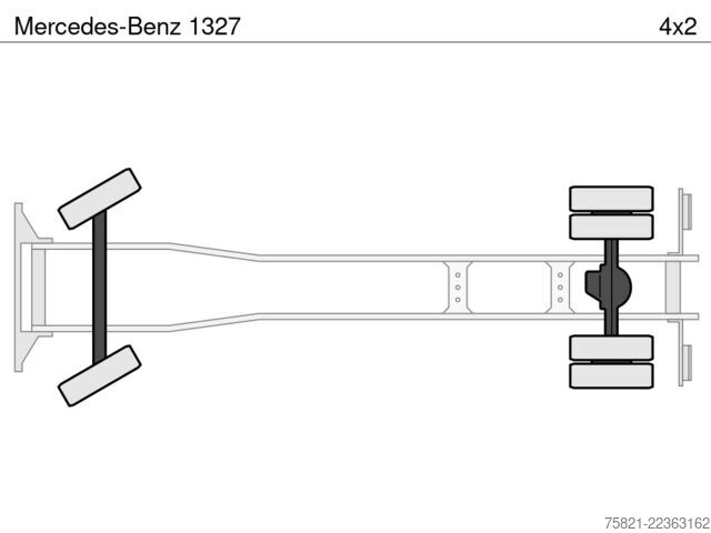 Sistema de braço de pórtico Mercedes-Benz 1327