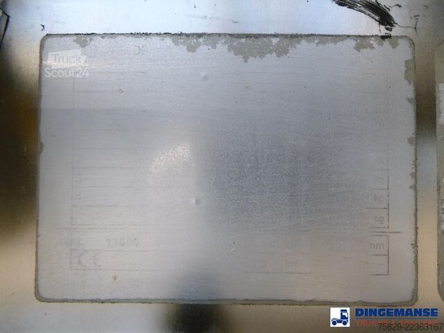бак Feldbinder Chemical tank inox 30 m3 / 1 comp