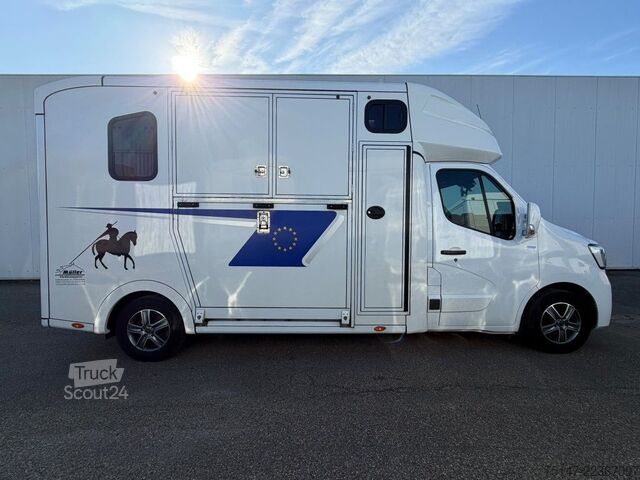 Karjankuljetusajoneuvo RENAULT Master 160 Paragan Pferde Wohnabteil
