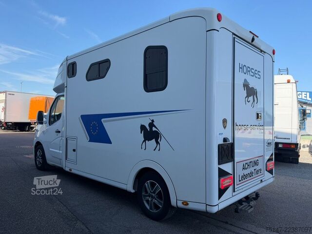 Karjankuljetusajoneuvo RENAULT Master 160 Paragan Pferde Wohnabteil