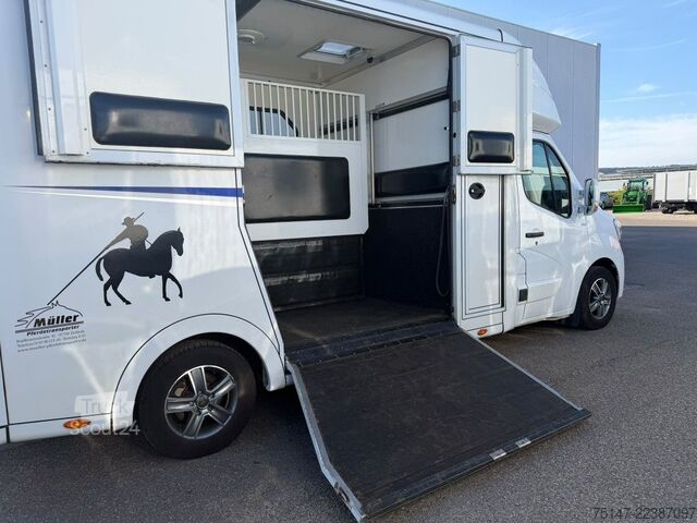 Karjankuljetusajoneuvo RENAULT Master 160 Paragan Pferde Wohnabteil
