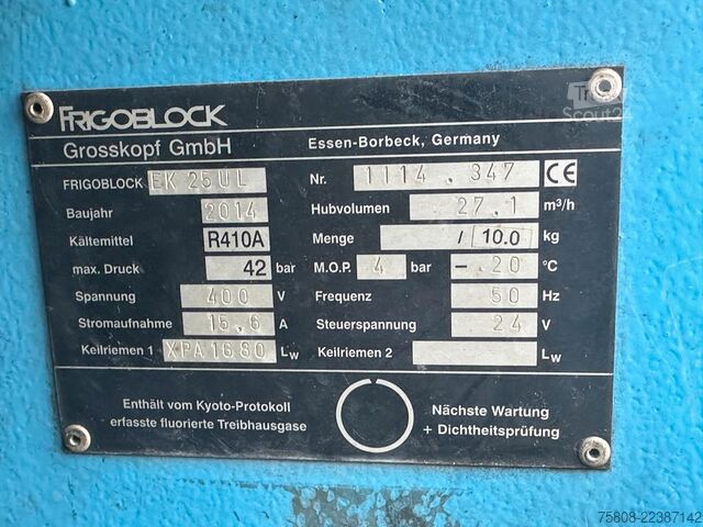 Chladený nákladný automobil SCANIA R410 6x2 Tiefkühl 3Kammer Türen LBW AHK