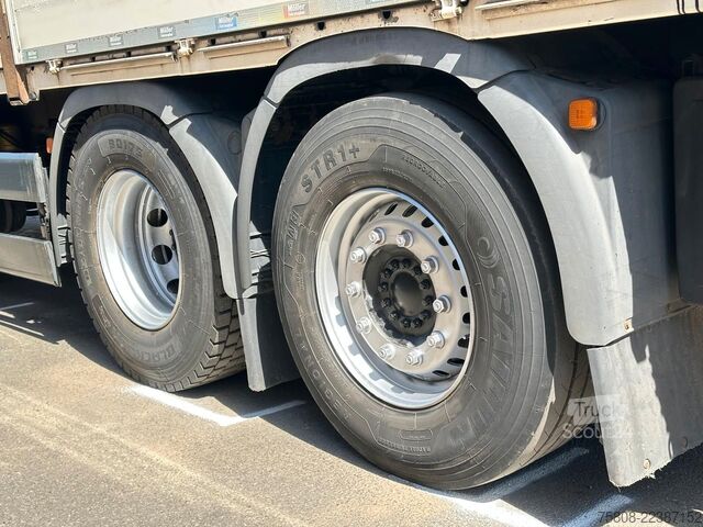 Lastebilmontert kran MAN TGS 26.460 Baustoff Hiab 177 Funk+Sitz Lenk AHK
