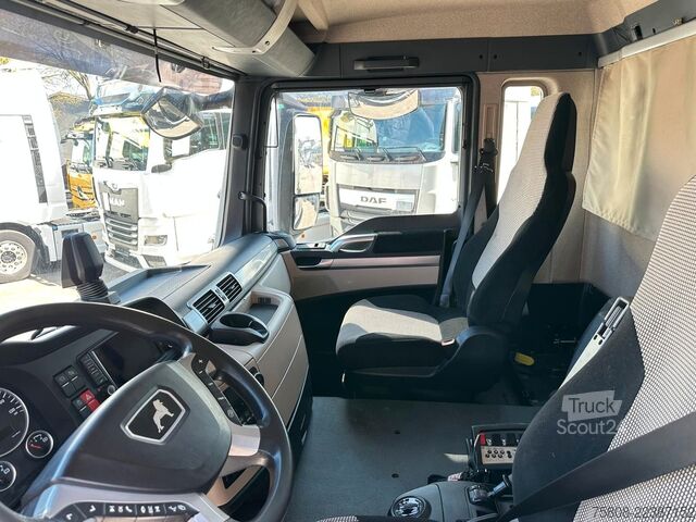 Lastebilmontert kran MAN TGS 26.460 Baustoff Hiab 177 Funk+Sitz Lenk AHK