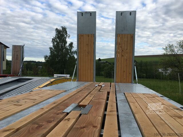 Tieflader Anhänger Fliegl Tiefladeanhänger DTS 300 Parabel/FH 6,5m