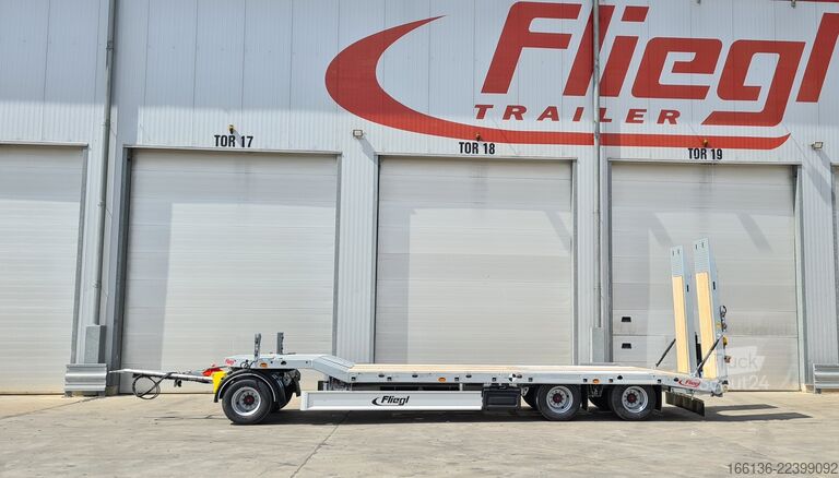 Tieflader Anhänger Fliegl Tiefladeanhänger DTS 300 Parabel/FH 6,5m