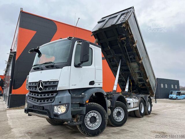 Tipper Mercedes-Benz Arocs 4151 8x4 BORDMATIC / FULL STEEL / DRUM BR...