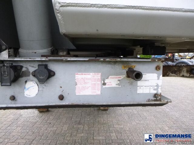 Tipper Wilcox Tipper trailer alu 52 m3 + tarpaulin