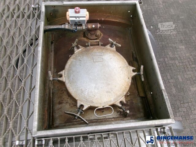 Танк Crane Fruehauf Chemical tank inox 22.5 m3 / 1 comp