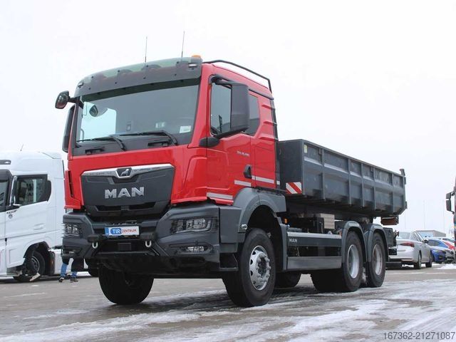 Hákový nosič kontejnerů MAN TGS 26.480, EURO 6, 6X4, HOOK CONTAINER