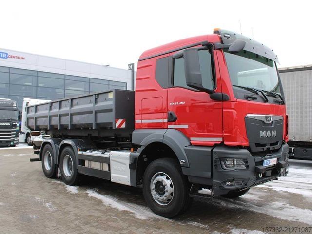 Hákový nosič kontejnerů MAN TGS 26.480, EURO 6, 6X4, HOOK CONTAINER