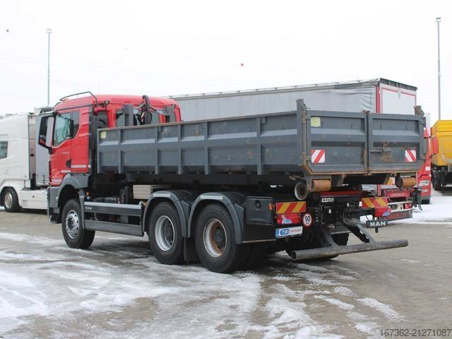 Hákový nosič kontejnerů MAN TGS 26.480, EURO 6, 6X4, HOOK CONTAINER