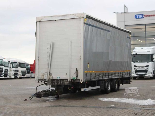 Otevřený přívěs s plachtou PANAV TVK18M