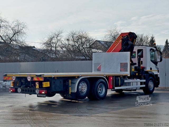 Teherautóra szerelt daru IVECO Stralis 460 PRITSCHE 6,60m +KRAN +FUNK