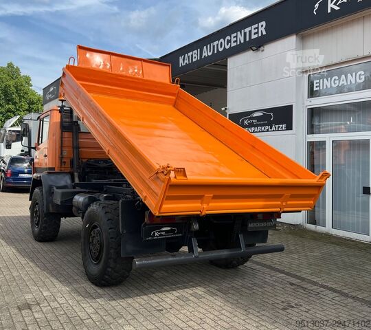 Tresidig tippbil MERCEDES-BENZ 917 AK 3-Seiten-Meiller Kipper mit Allrad 4x4
