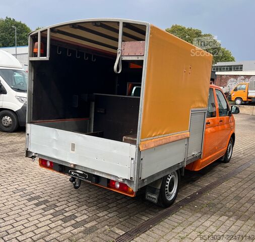 Gardinsided kassevogn VW T5 2.0 TDI Pritsche 4x4 Klima 4Motion HU neu