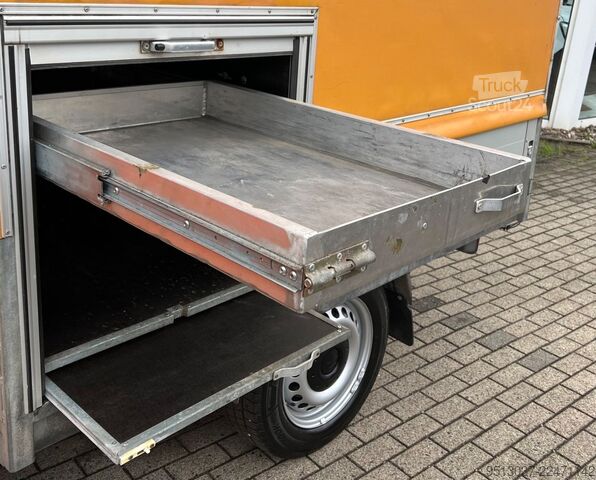 Gardinsided kassevogn VW T5 2.0 TDI Pritsche 4x4 Klima 4Motion HU neu