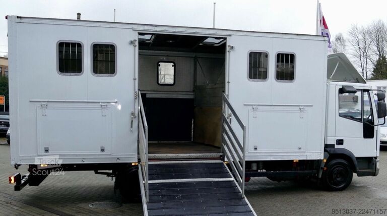 Transporteur de bétail IVECO 80E15 Pferdetransport 4 Pferde 4(Grün) HU neu