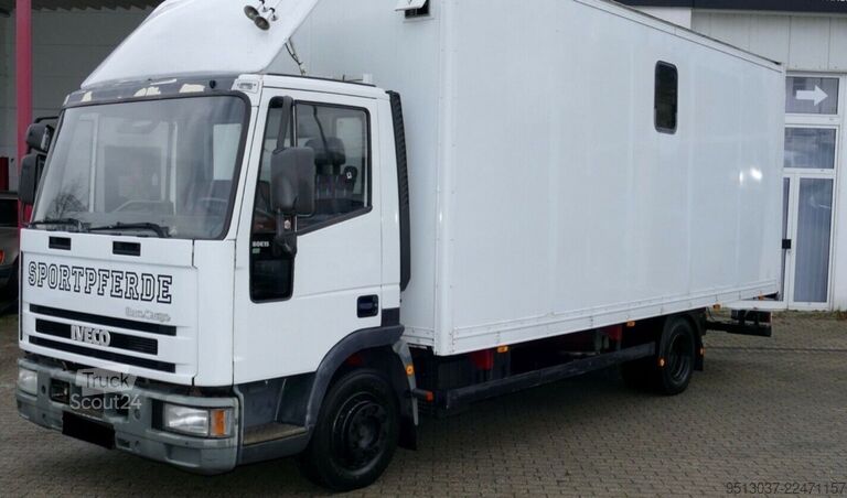 Transporteur de bétail IVECO 80E15 Pferdetransport 4 Pferde 4(Grün) HU neu