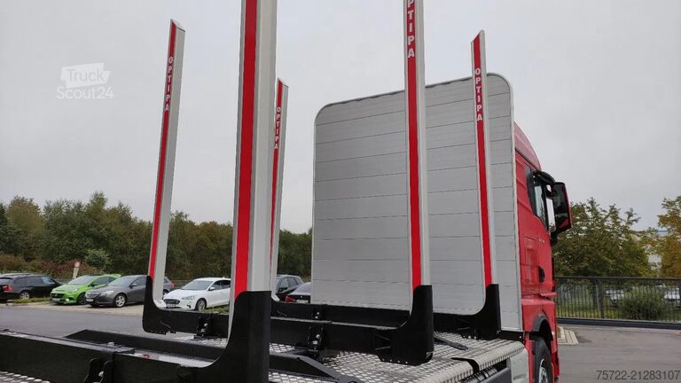 Transportator de lemn MAN TGX 33.520 6x4 BL Kurzholz Epsilon / Tajfun