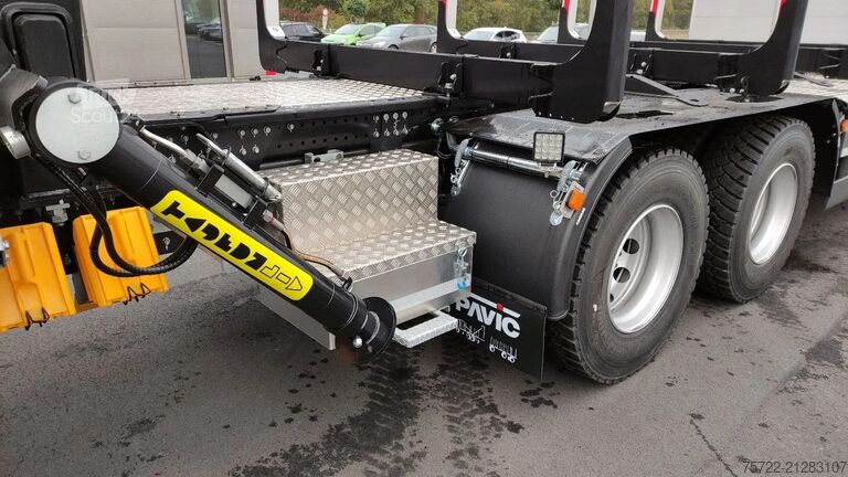 Transportator de lemn MAN TGX 33.520 6x4 BL Kurzholz Epsilon / Tajfun