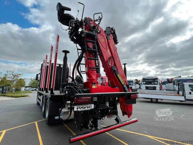 Transporteur de bois MAN TGX 33.520 6x4 BL PLATTFORM Epsilon Q150Z96