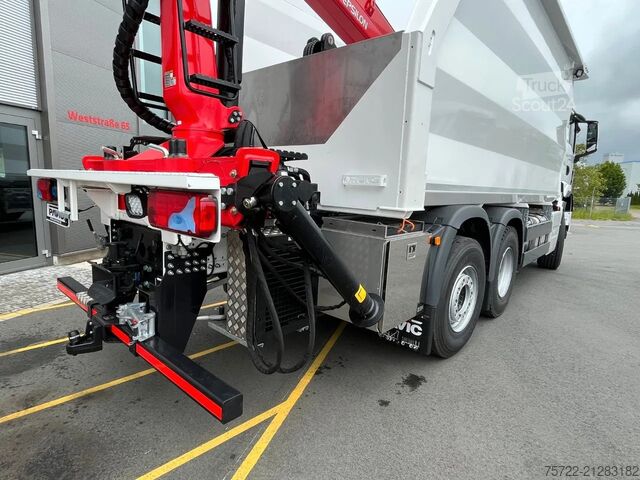 Transporteur de bois MAN TGS 28.480 6x4-4 Kran EPSILON Q170L115 MULDE