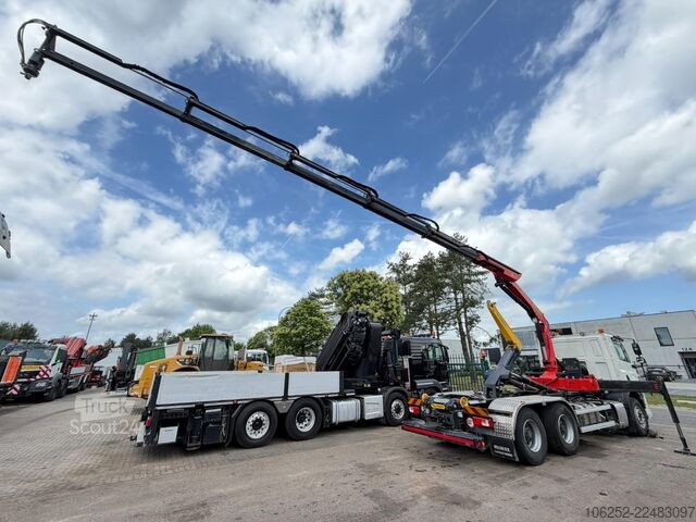 نظام ذراع الخطاف DAF CF 480 6x4 HOOKLIFT + CRANE PALFINGER PK19.001 ...